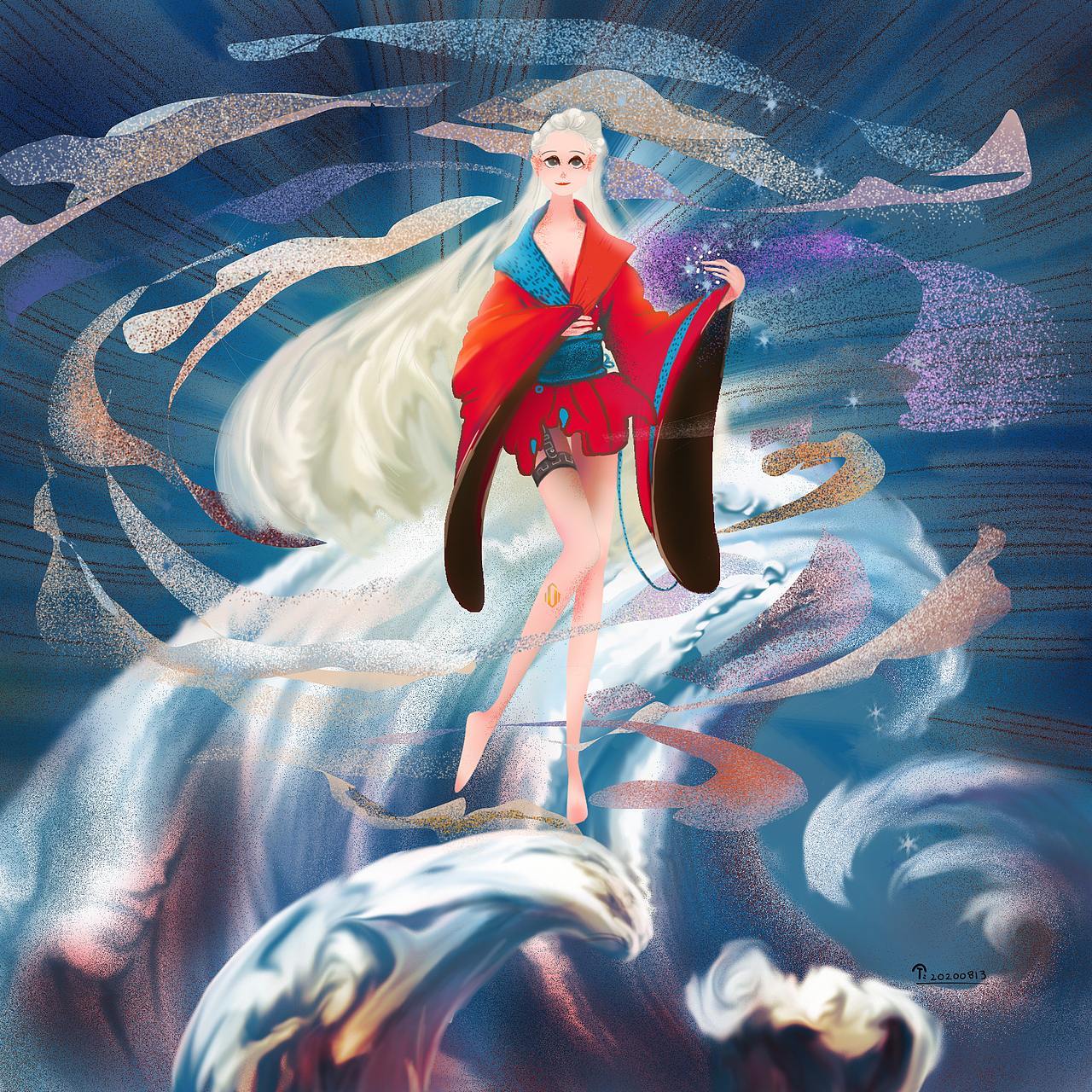红蓝（图ZMjI1NDEzNzUy） - 概念设定 - 站酷设计师酉未原创素材 - 站酷ZCOOL