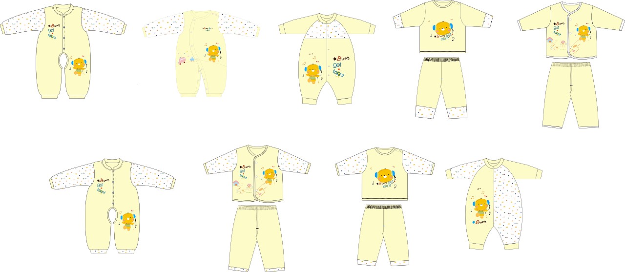 婴幼内衣设计（图ZNTI1MzE2MDQ=） - 休闲/流行服饰 - 站酷设计师书女设计原创素材 - 站酷ZCOOL
