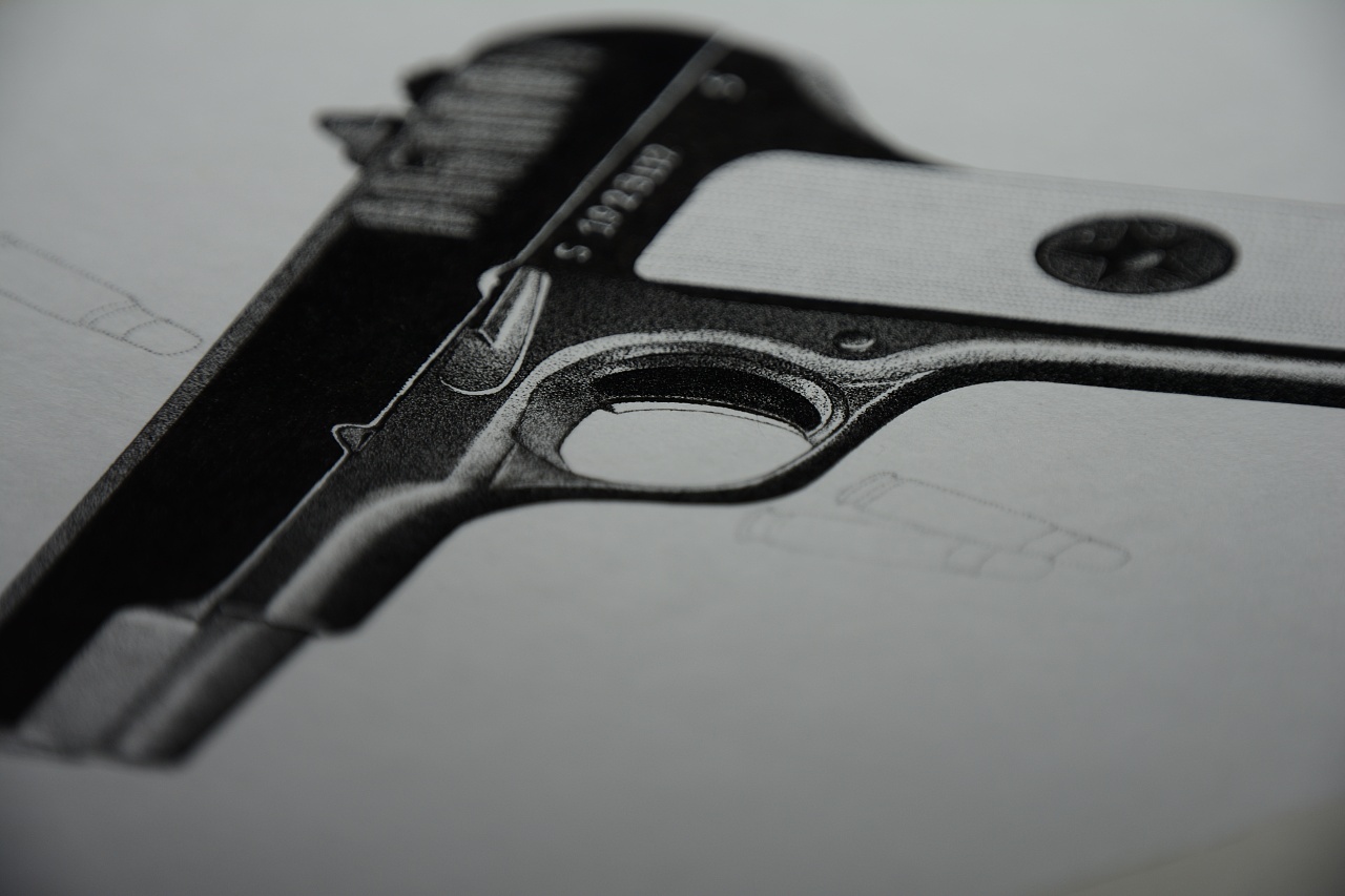 枪--钢笔画|纯艺术|钢笔画|SHXIN - 原创作品 - 站酷 (ZCOOL)