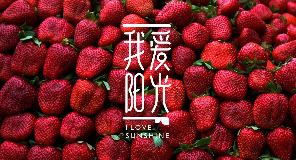 新鲜农夫产品品牌创建-我爱阳光-品牌logo设计