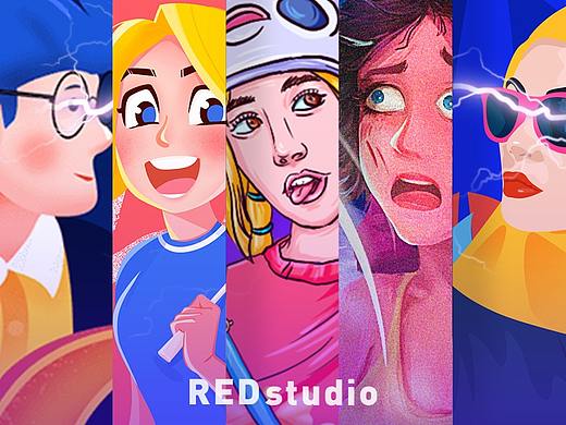 2019 RED团队插画作品(下)