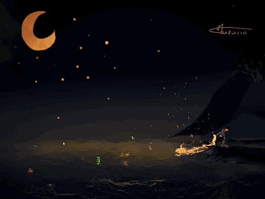 最近画的插画配合简单特效做的动图合集，小清新重口味