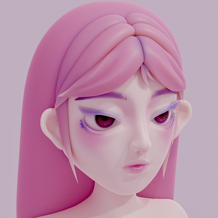 粉色小刘1.1（图ZMzE1OTg3ODM2） - IP形象 - 站酷设计师49ss原创素材 - 站酷ZCOOL