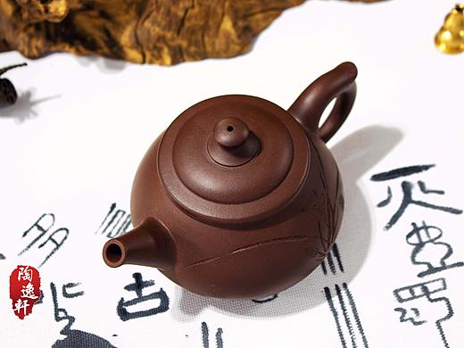 紫玉金砂·蕙草兰韵 紫砂壶