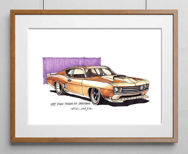 《速度与激情》7车型写生