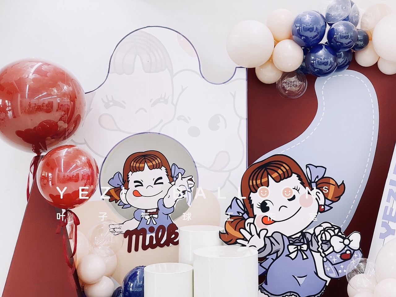 复古风不二家主题｜宝宝生日宴（图ZMjE4MDA0MDg4） - 舞台美术 - 站酷设计师MYD派对設計美学原创素材 - 站酷ZCOOL