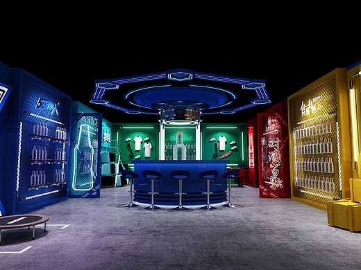 superx雪花啤酒快闪店/工装门店