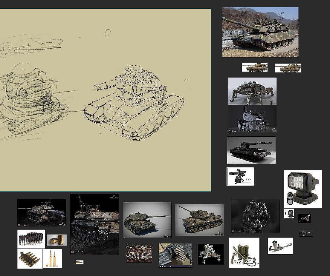 陸地機(jī)甲設(shè)計 Tank-Robot（圖ZMTQxNDEzNjA0） - 機(jī)械/交通 - 站酷設(shè)計師Max_ivan原創(chuàng)素材 - 站酷ZCOOL
