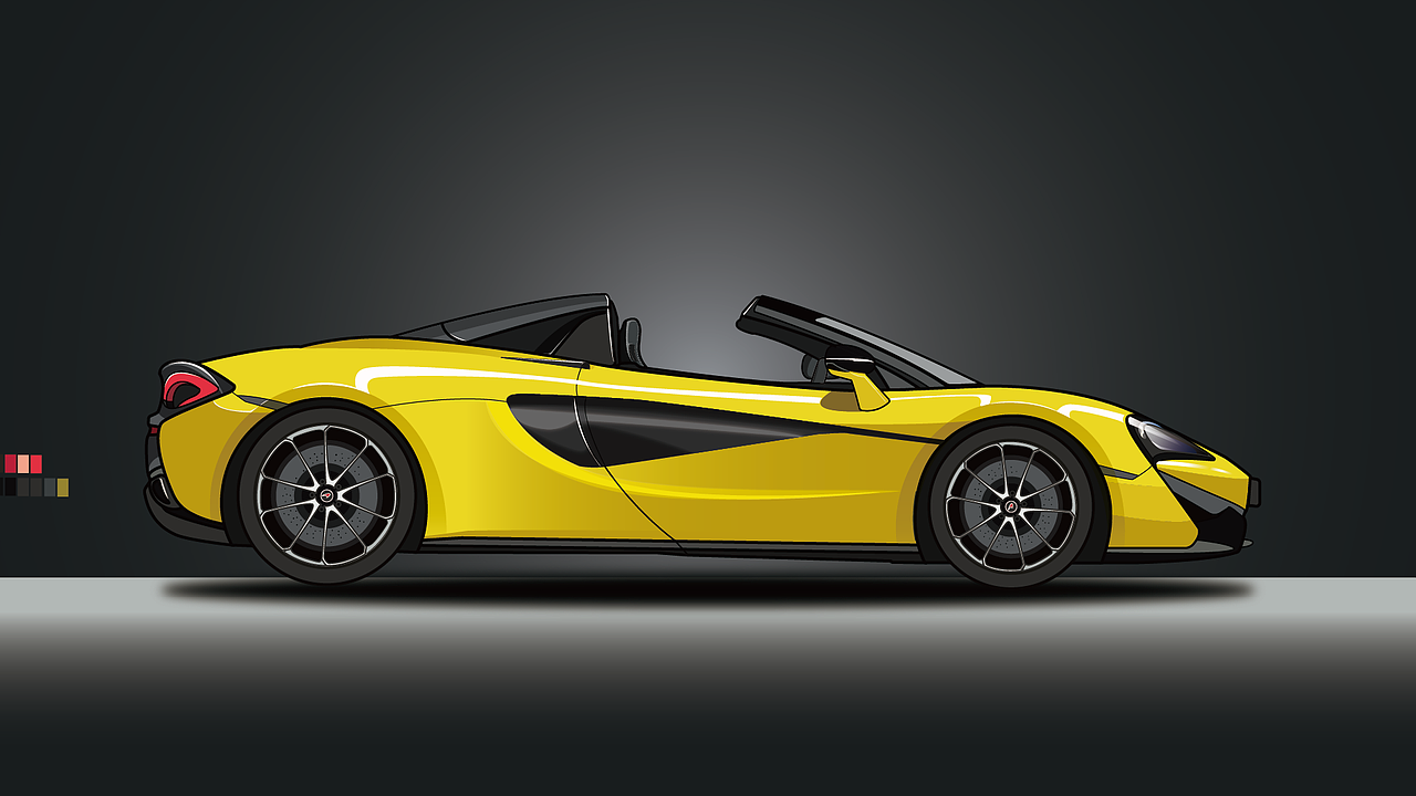 AI-迈凯伦570s spider（图ZMjg4MTU5MzQw） - 创作习作 - 站酷设计师W魏小聪原创素材 - 站酷ZCOOL