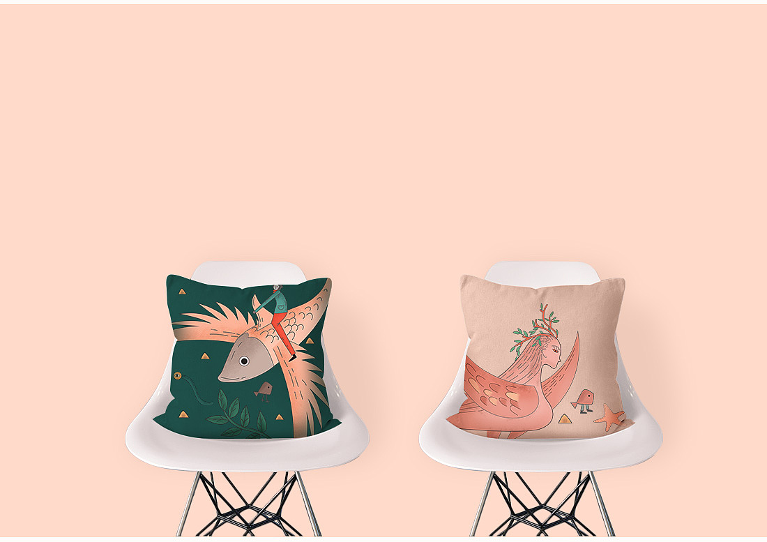 膳海经-VI设计 零食品牌设计 VI手册 插画图形