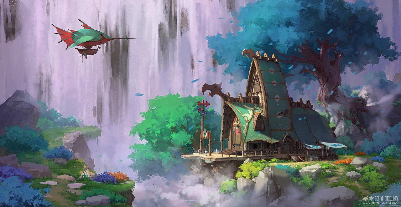 2019秋季场景班在读学员 - 气氛作品选登|插画|游戏原画|星雨cg艺术