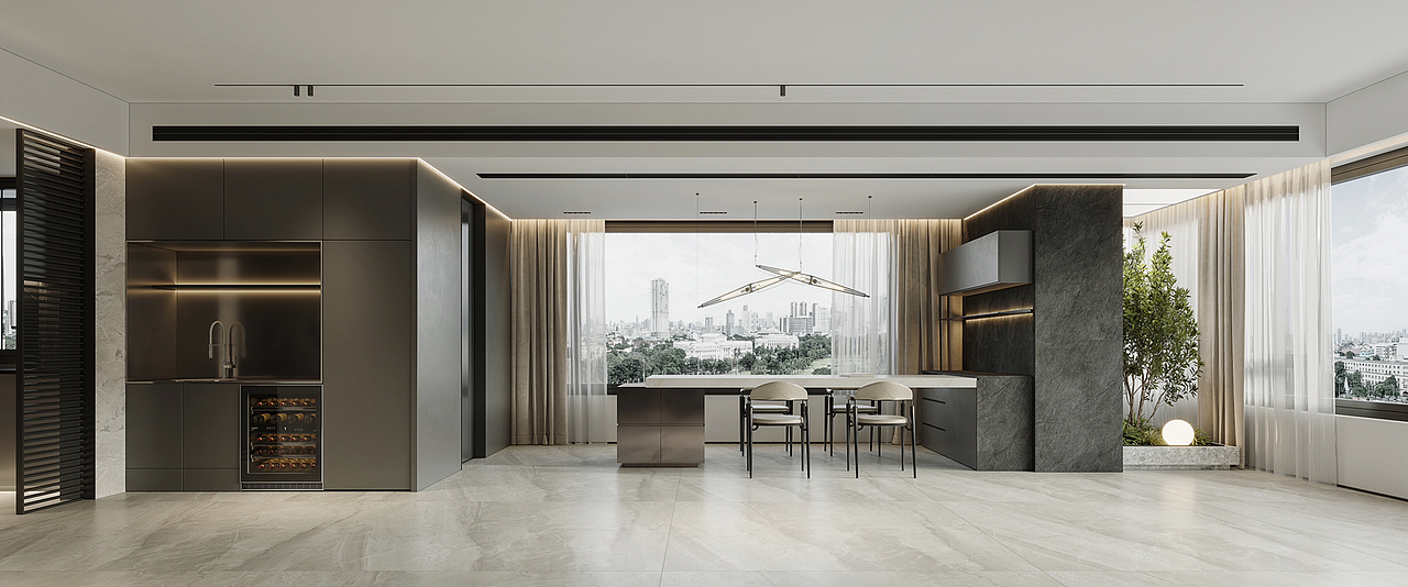 【冰煰视觉】———万科天誉平层表现