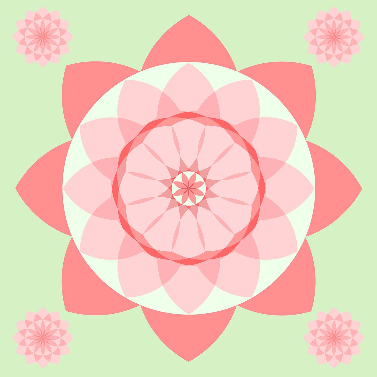 莲|平面|图案|dwening_原创作品-站酷zcool