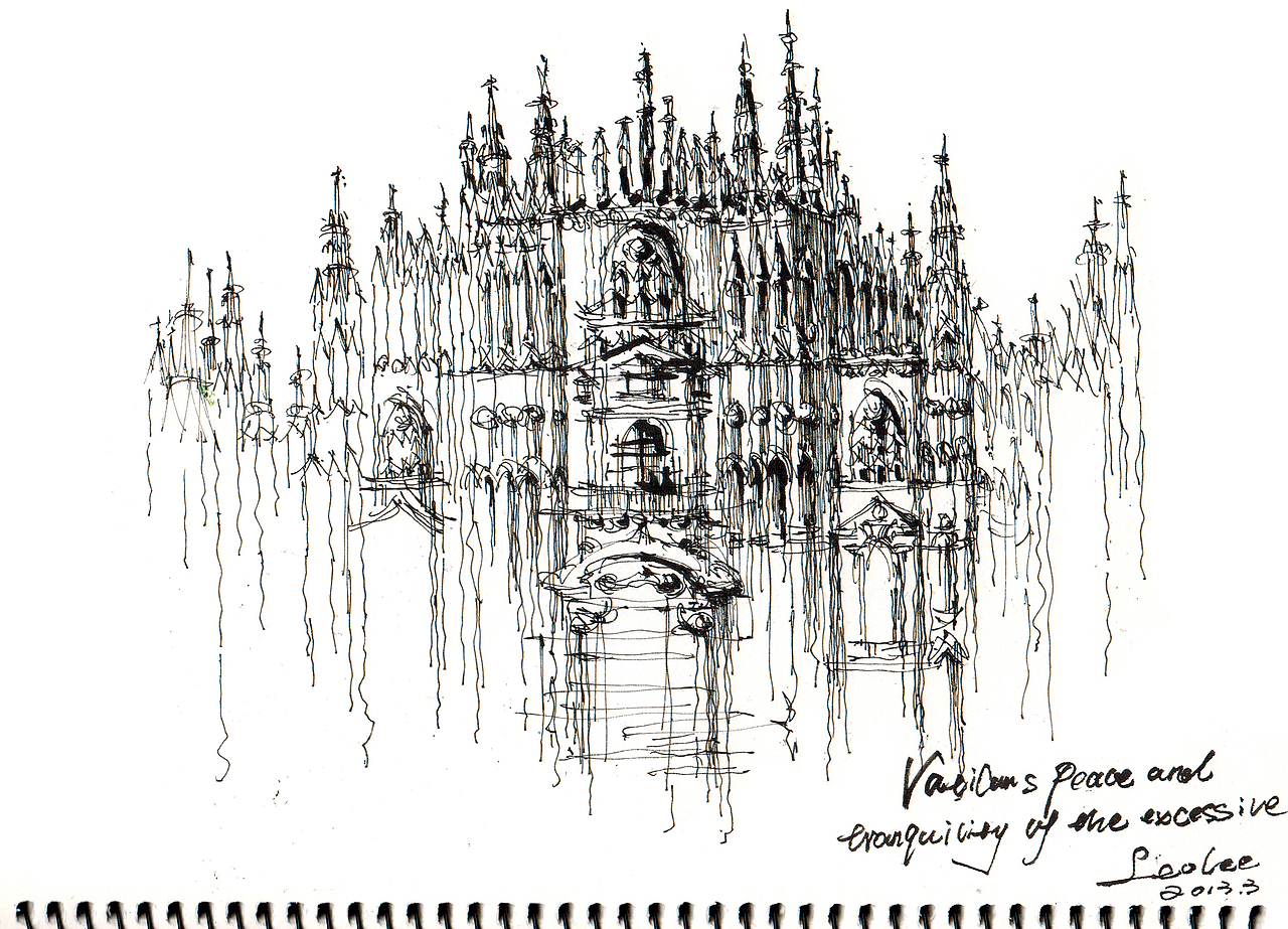 欧洲梵蒂冈建筑之行（未完待续）（图ZODg0MjgyOA==） - 商业插画 - 站酷设计师LEEZENGRUI原创素材 - 站酷ZCOOL