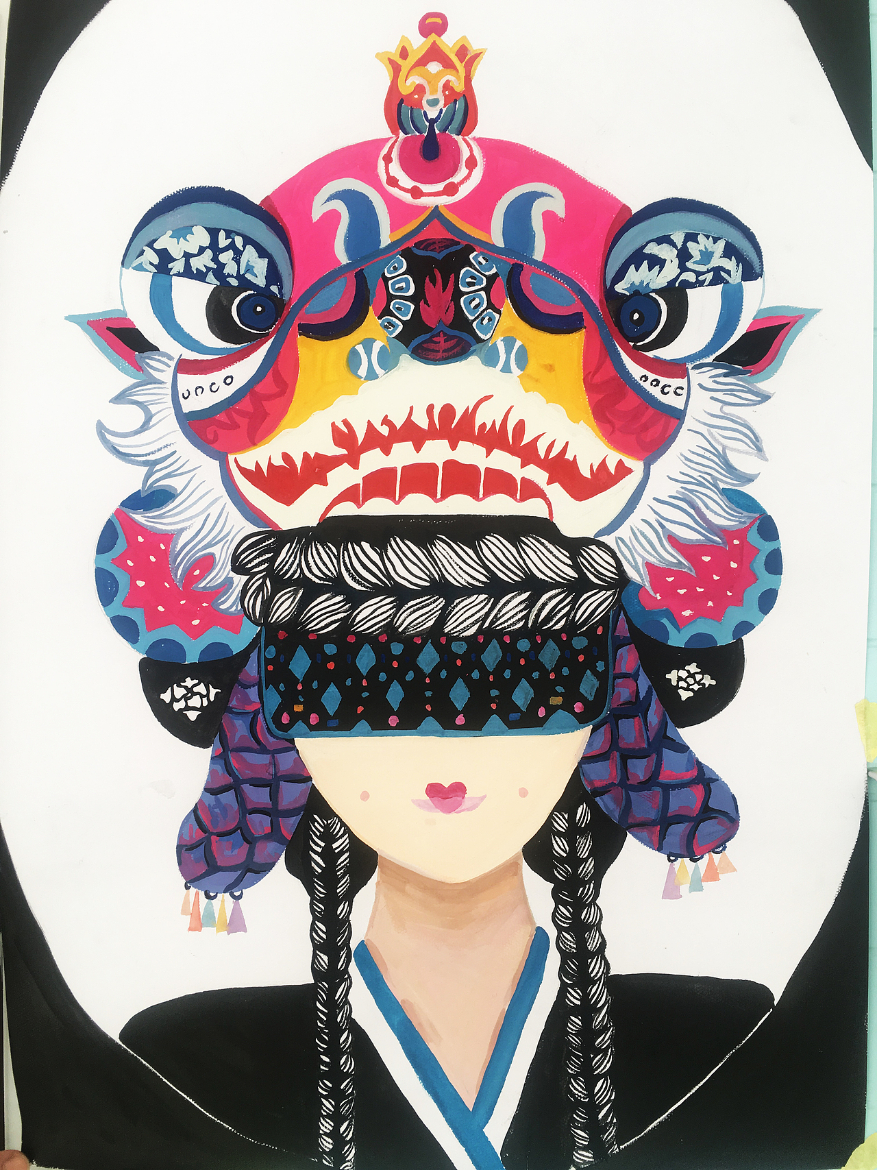 16年—17年视觉传达考研手绘（图ZMTE4OTUyMjA0） - 绘画 - 站酷设计师咖喱鱼丸Polly原创素材 - 站酷ZCOOL