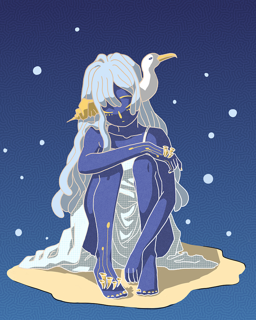 海的共生（圖ZMjA2NjMwNzky） - 創(chuàng)作習(xí)作 - 站酷設(shè)計(jì)師Mint涼釉原創(chuàng)素材 - 站酷ZCOOL