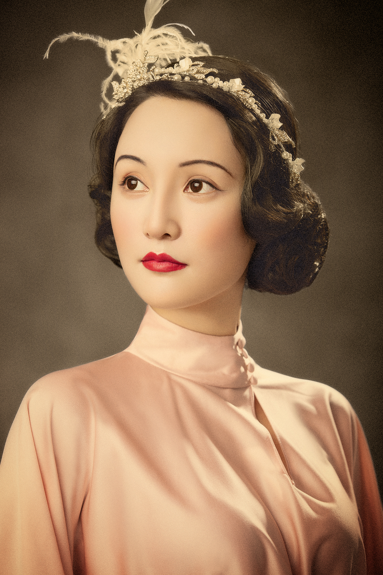 民国贵族名媛-古着小礼服