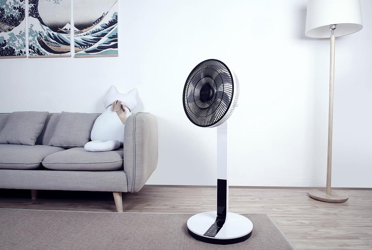 乐道视觉电风扇智能风扇小家电图片拍摄