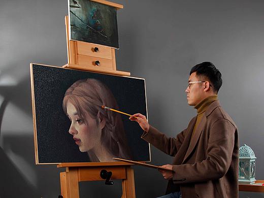 人像-畫架（個人主頁-ZNTE1MDEzMjA=） - 人像攝影 - 站酷設(shè)計師彥諾爾原創(chuàng)素材 - 站酷ZCOOL