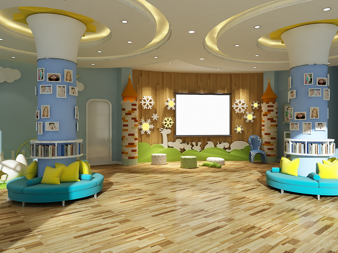 北京恩卓幼儿园设计|空间|家装设计|云鹿幼儿园设计 - 原创作品 - 站酷 (ZCOOL)