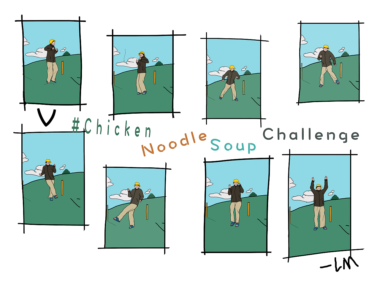 v#chicken noodle soup challenge（图ZMTc4ODc4Mjk2） - 创作习作 - 站酷设计师LM95原创素材 - 站酷ZCOOL