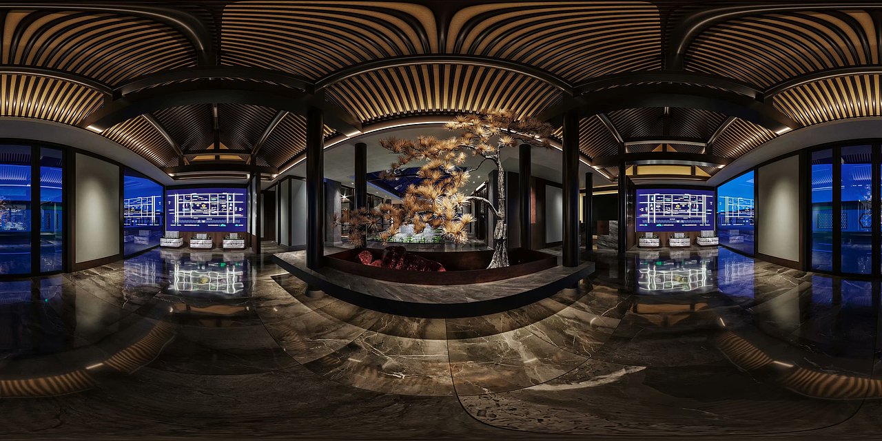 改建-中式售楼处（图ZMjMxNDQ3MTg0） - 建筑/空间 - 站酷设计师夏日山中的屋原创素材 - 站酷ZCOOL