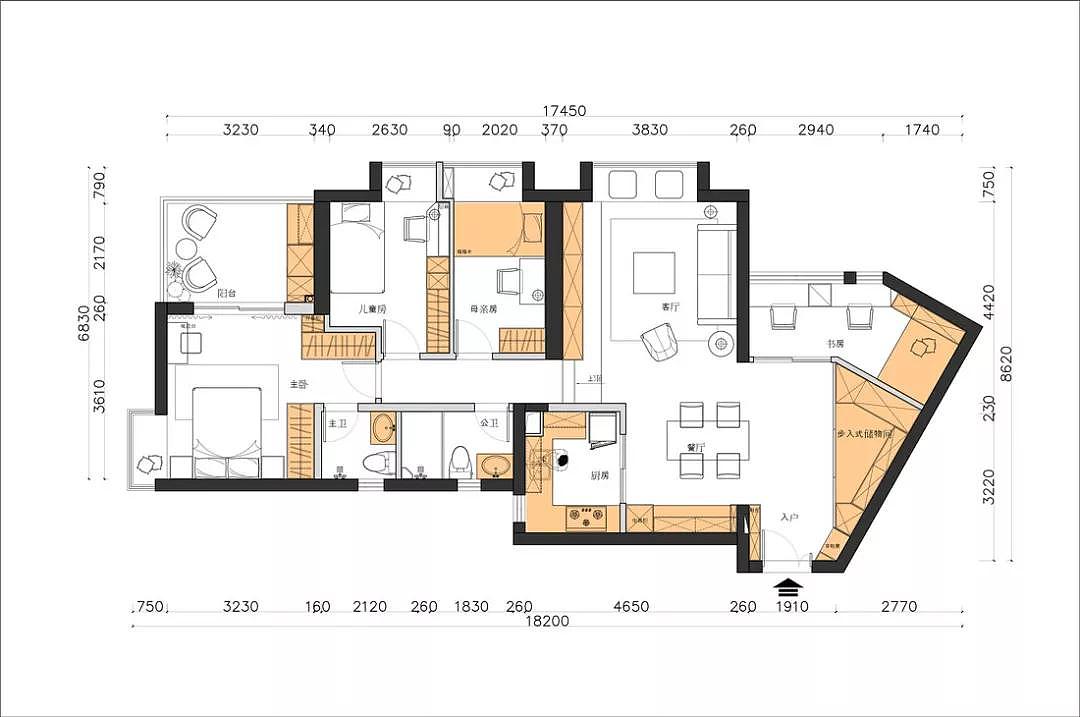 电视墙只挂电视机太浪费了,设计师简单一改,眼前一亮