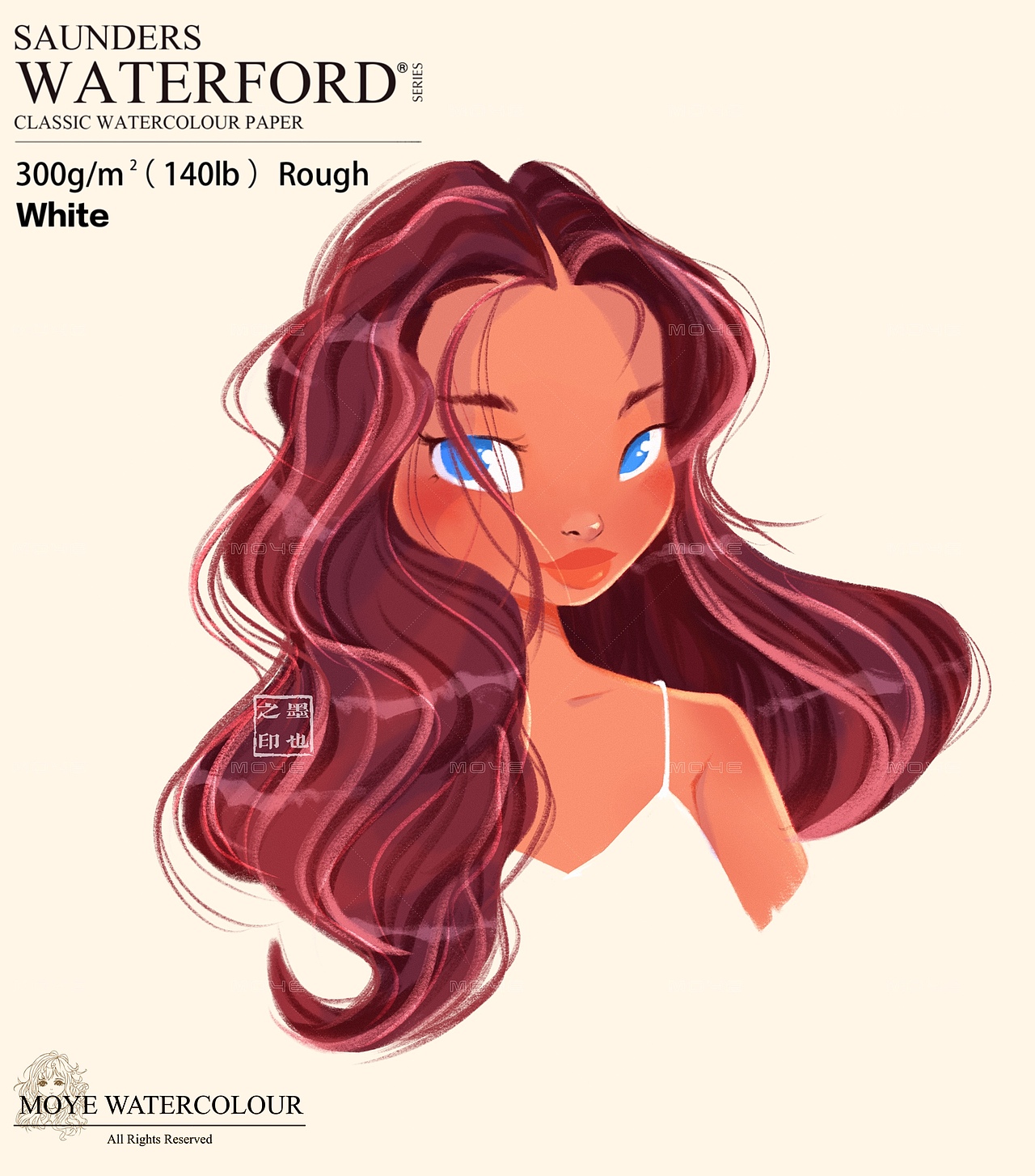 欧美风插画临摹