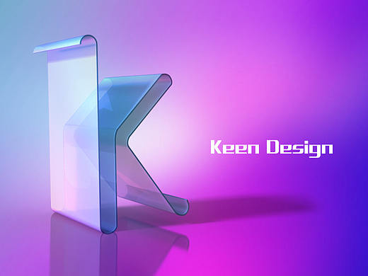 透明创意立体字