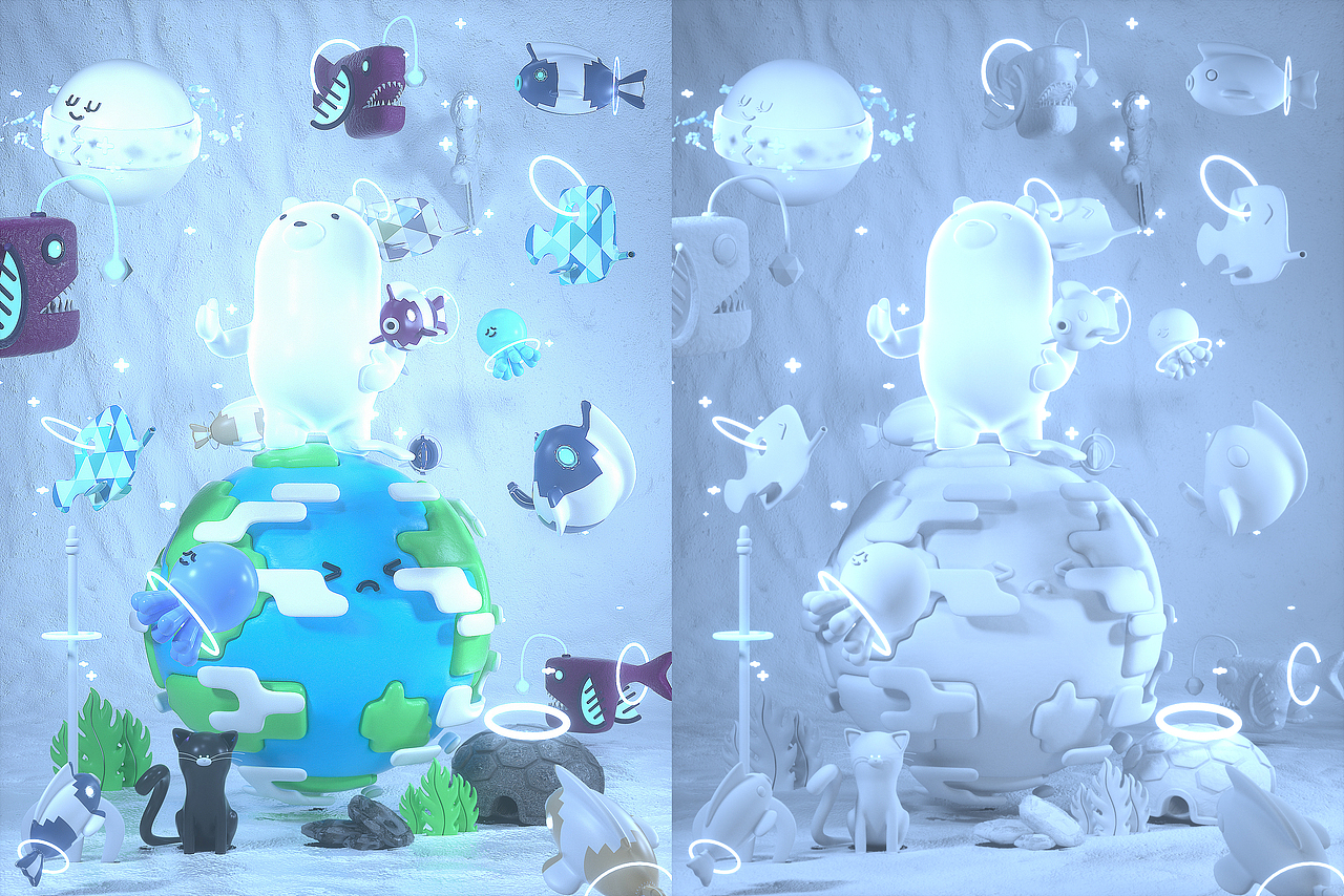 《站在地球上的熊》