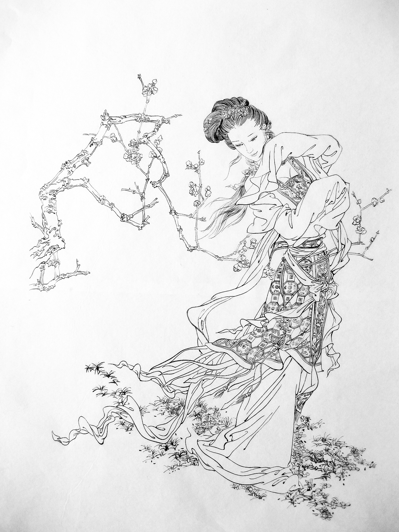 白描练习（图ZOTM4NDE4NA==） - 商业插画 - 站酷设计师伊芽儿原创素材 - 站酷ZCOOL