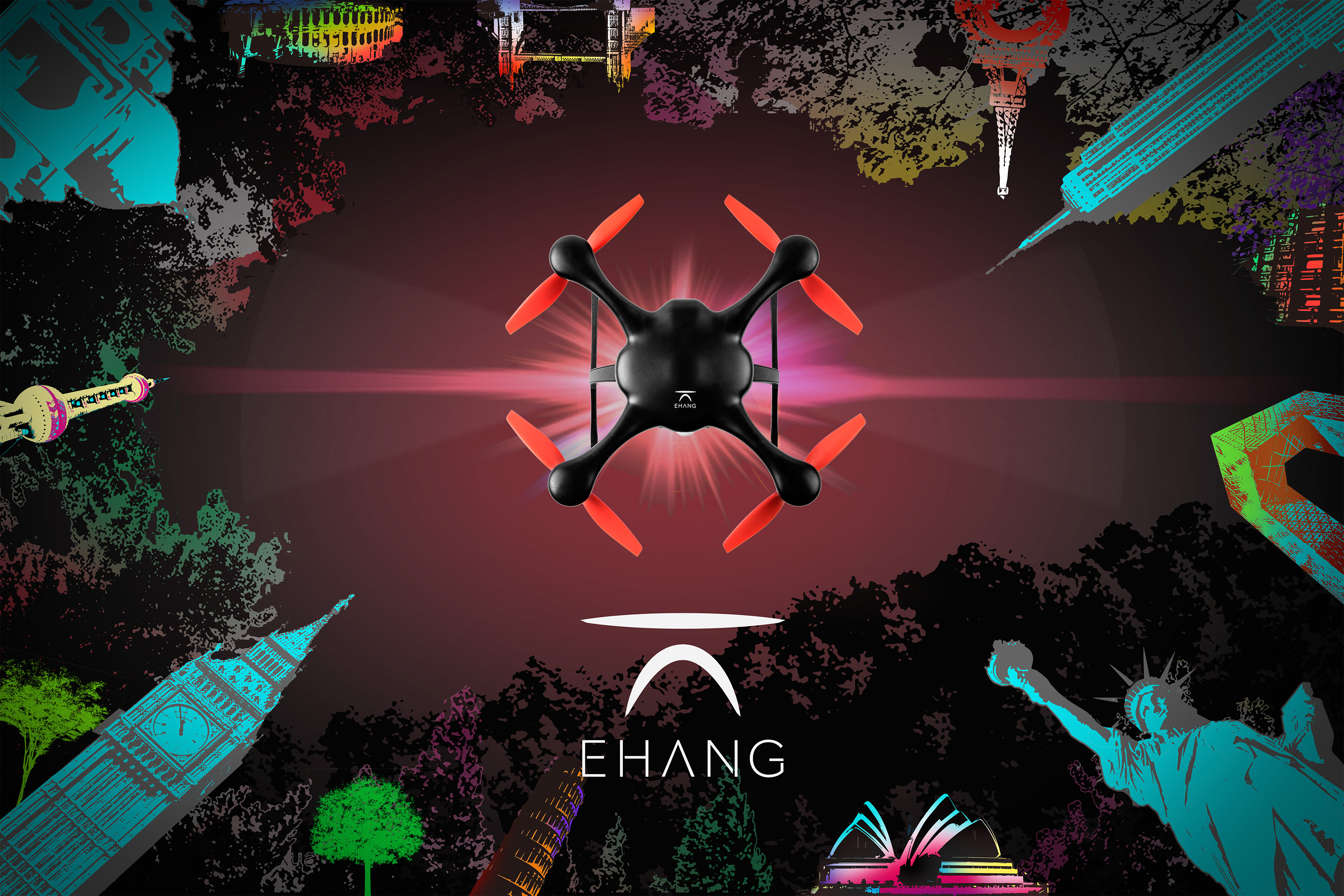 ehang |平面|海报|xianzhe - 原创作品 - 站酷 (zcool)