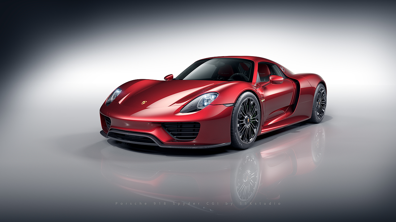 Porsche 918 Spyder CGI