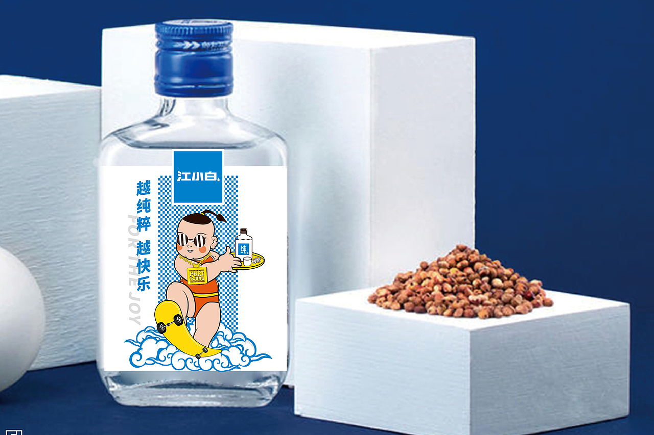 江小白大賽創(chuàng)作「國潮包裝」（圖ZMjQ3MDAyOTc2） - 包裝 - 站酷設(shè)計師x皮筋原創(chuàng)素材 - 站酷ZCOOL