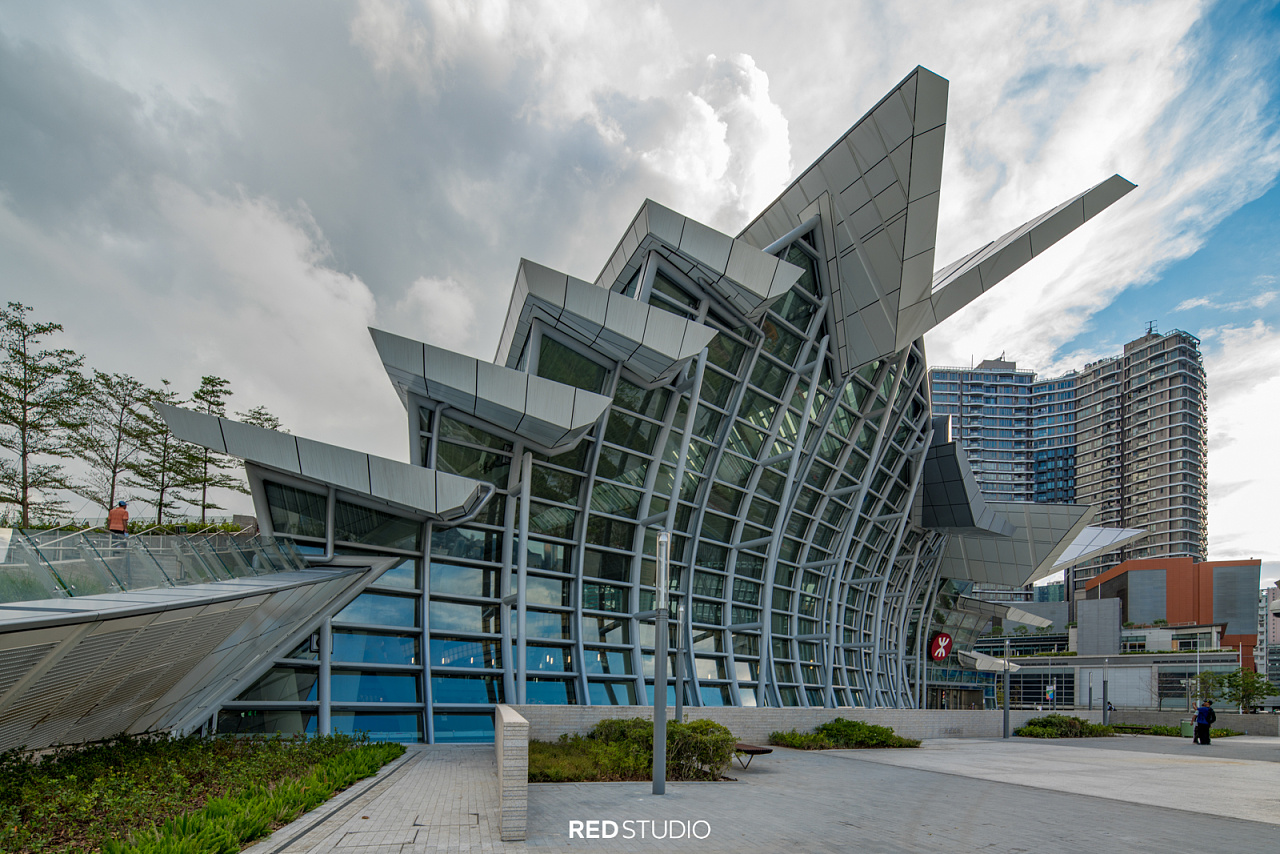 建筑摄影-香港西九龙高铁站