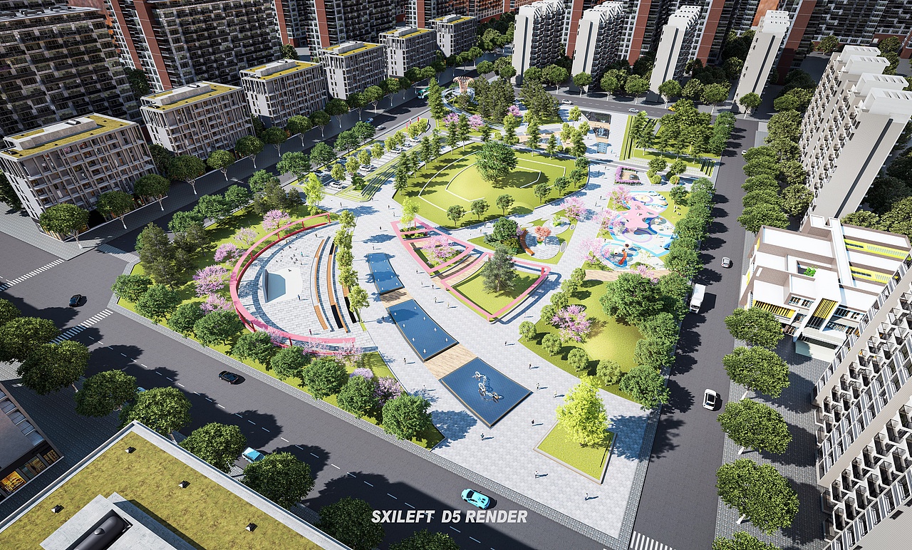 景观表现第一期（图ZMjg2MjA5ODA0） - 建筑/空间 - 站酷设计师Sxileft墨染千秋原创素材 - 站酷ZCOOL