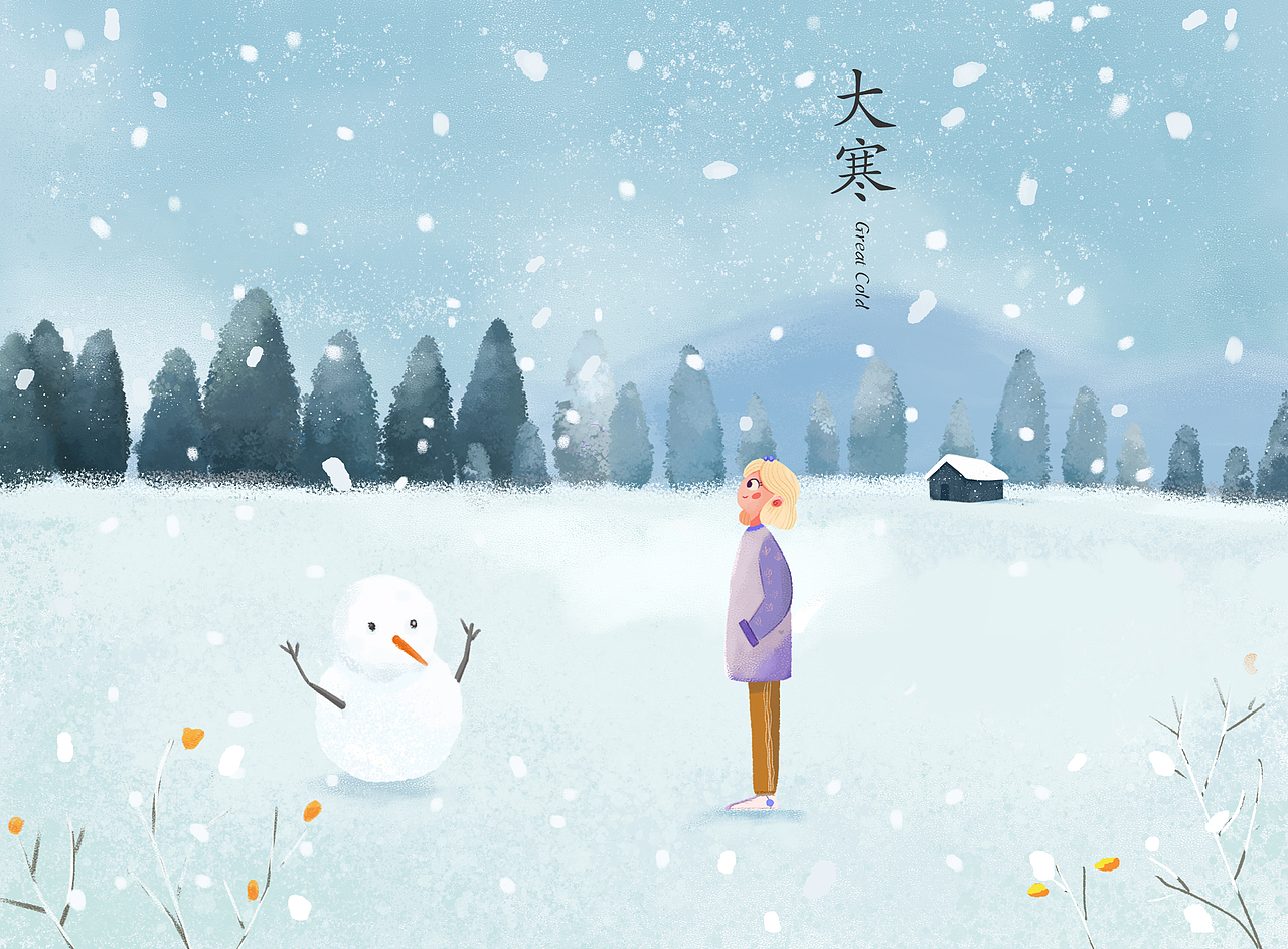 24节气（图ZMTQyNTIyMzM2） - 艺术插画 - 站酷设计师流浪的雪狗子原创素材 - 站酷ZCOOL