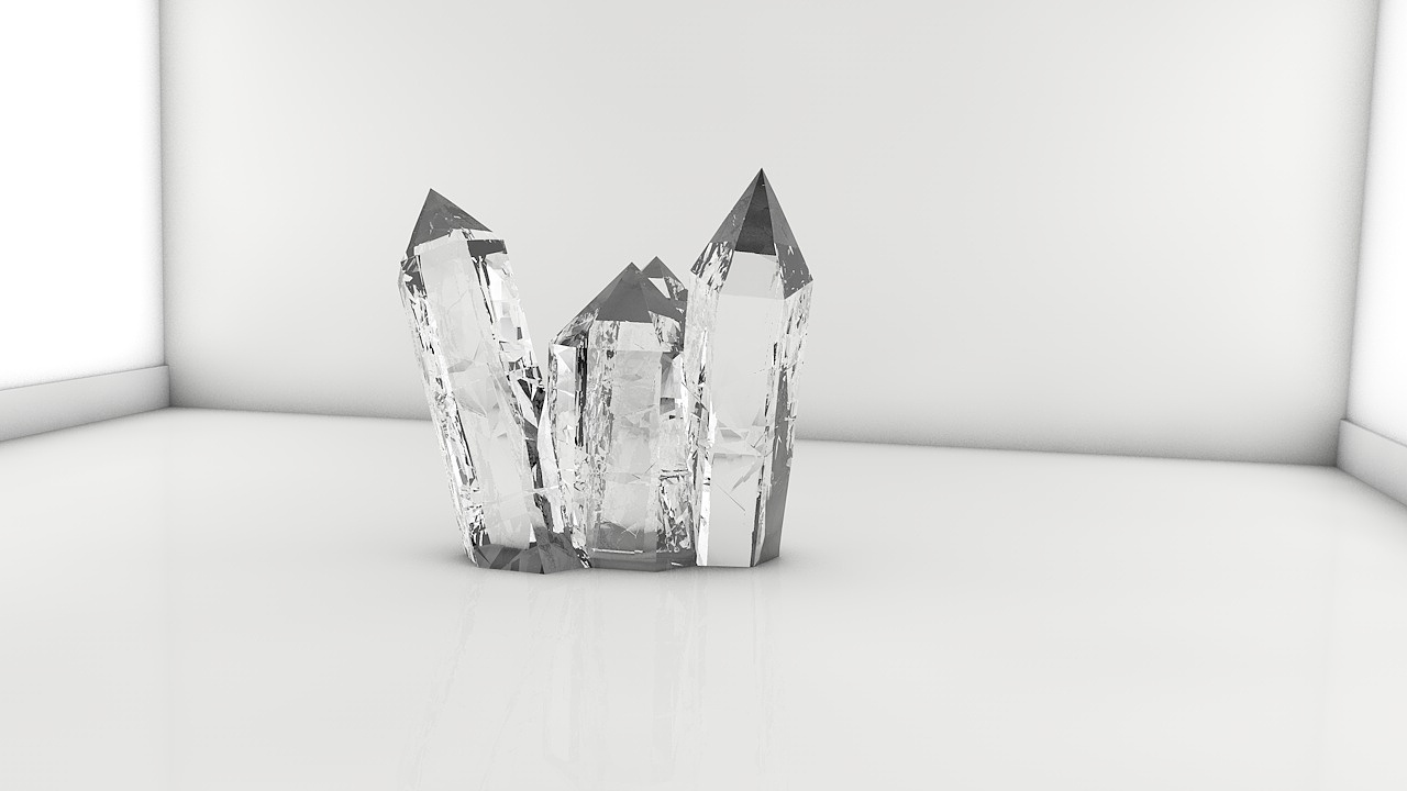 水晶练习|三维|场景|snow_han - 原创作品 - 站酷 (zcool)