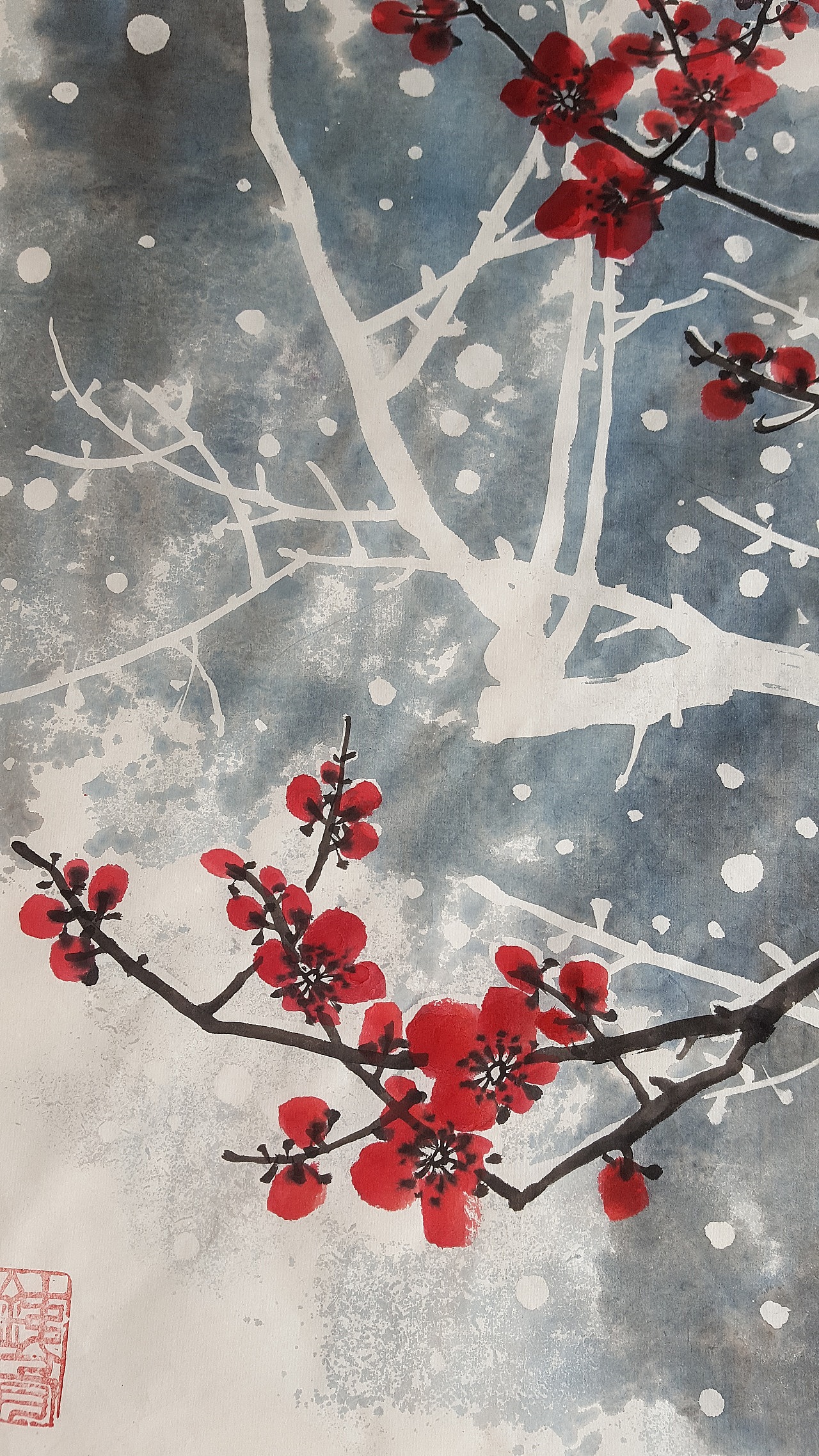 冰魂雪魄（图ZMTY2ODE4NzM2） - 绘画 - 站酷设计师安田原创素材 - 站酷ZCOOL