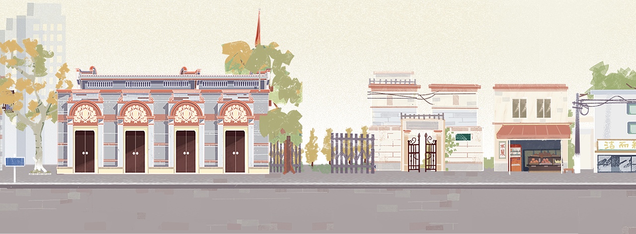 上海红色景点地图设计（图ZMjQ2NjAyNzA4） - 图案 - 站酷设计师粥粥粥子原创素材 - 站酷ZCOOL