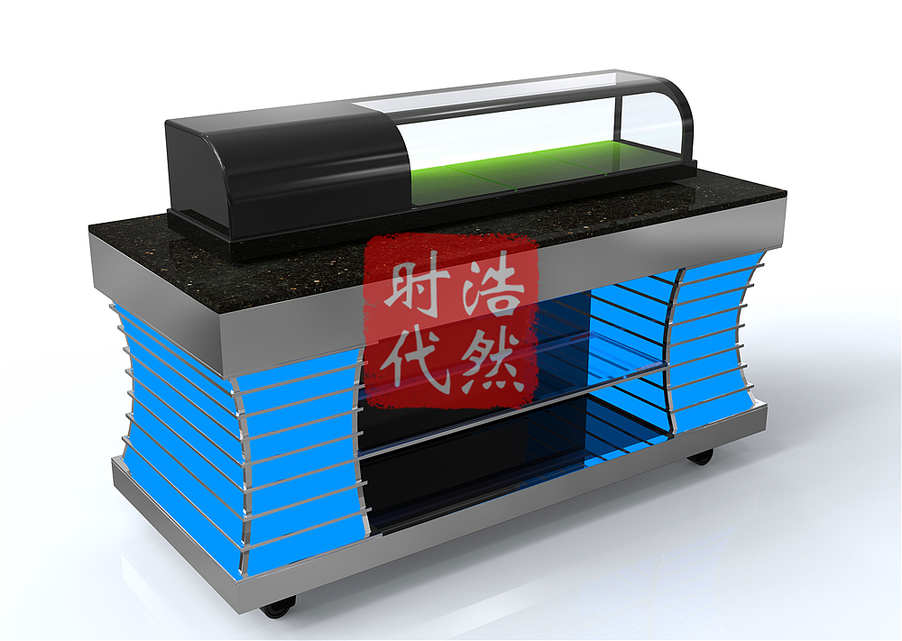 宴会厅餐厅折叠布菲台自助餐台效果图及图片