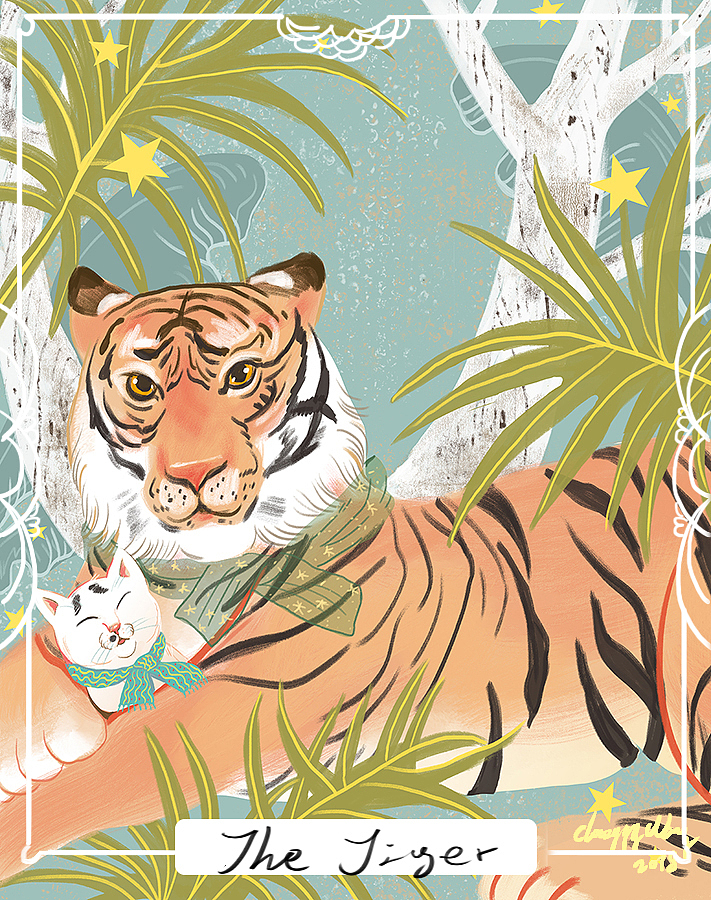 原创十二生肖插画