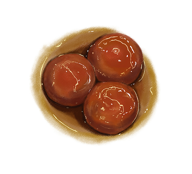 手绘板练习-糖油粑粑|插画|创作习作|刘小蛮 - 原创作品 - 站酷