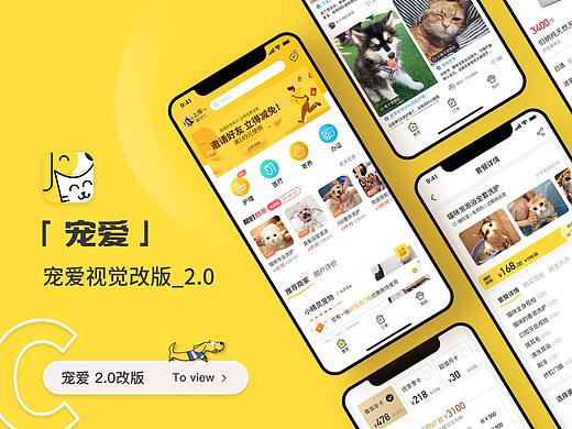 宠爱 - 宠物医疗护理平台App Redesign