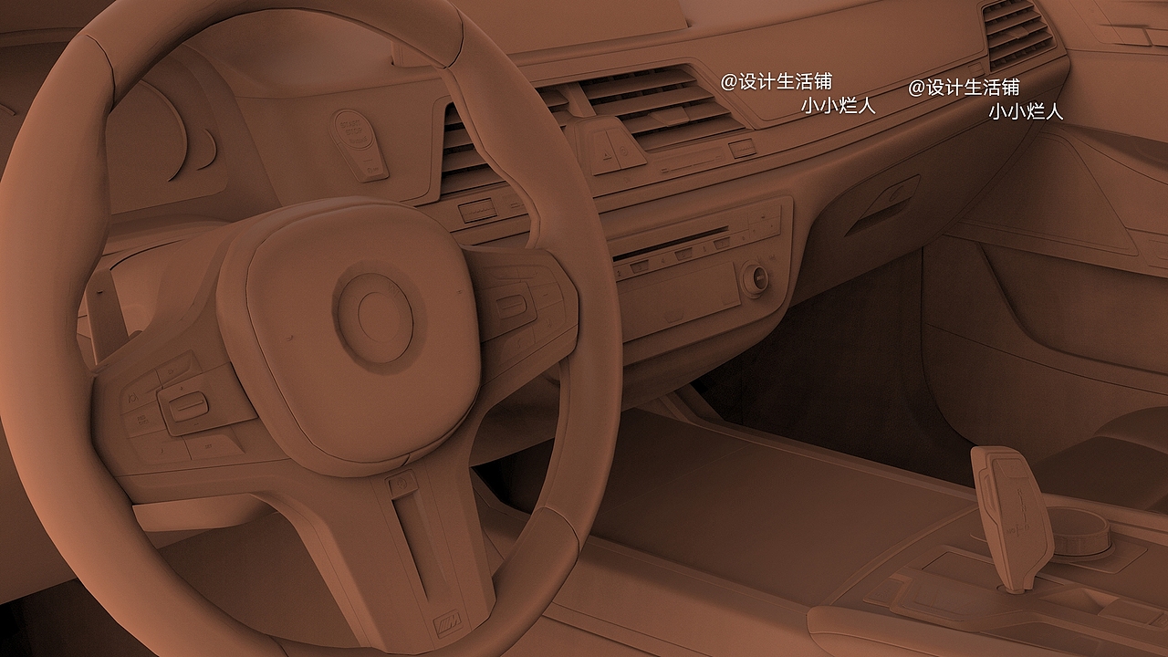 宝马内饰渲染（图ZMjA3Njc1NDIw） - 交通工具 - 站酷设计师小小烂人原创素材 - 站酷ZCOOL