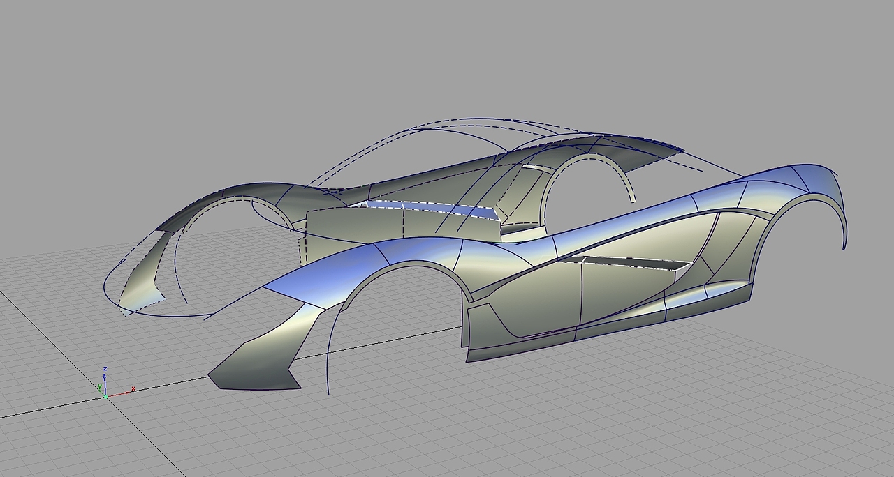 McLaren P1 Alias 建模教程（图ZOTM3OTY1MzY=） - 交通工具 - 站酷设计师Adleyou原创素材 - 站酷ZCOOL