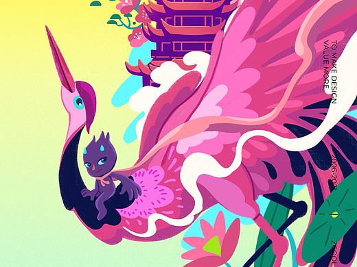 鹤立武汉（个人主页-ZNTI3ODU2OTI=） - 商业插画 - 站酷设计师插画师傅逗原创素材 - 站酷ZCOOL
