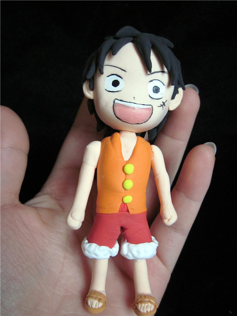 超轻粘土--草帽路飞(海贼王)