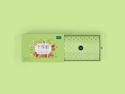 代餐粉包装作品练习
