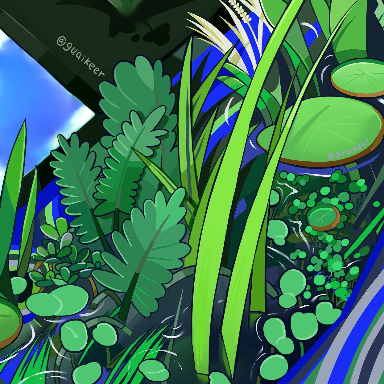 原创插画 | 寻找那朵黑花